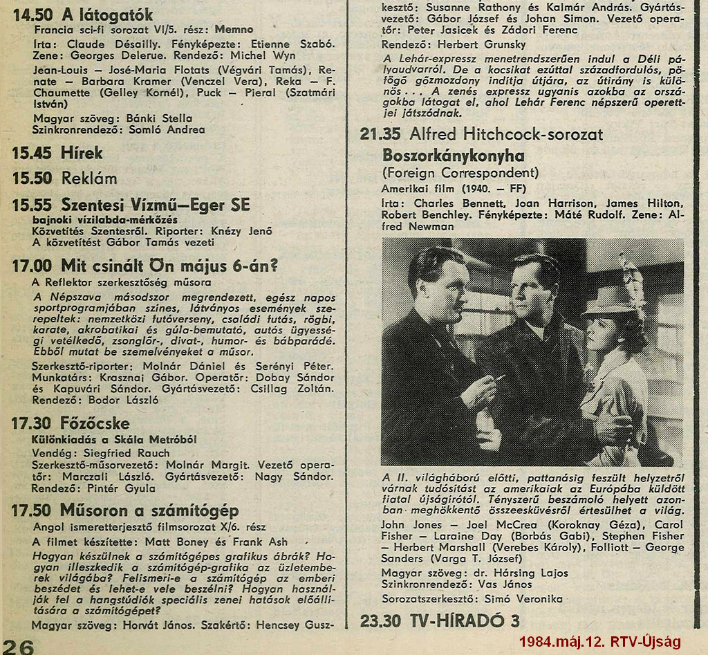 RTV: 1984: Boszorknykonyha