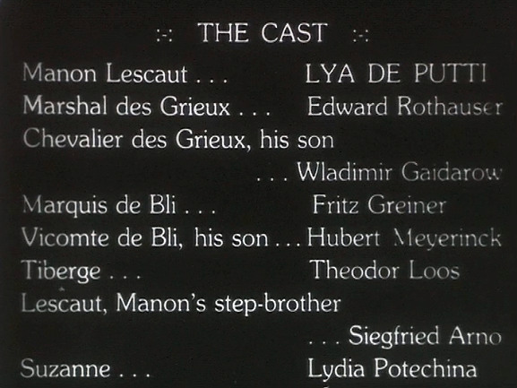 Manon Lescaut (1926)