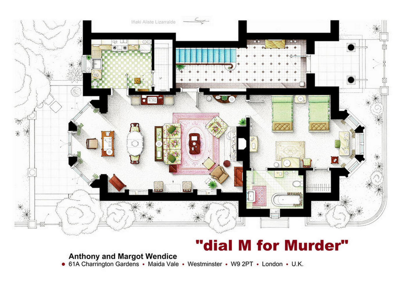 Dial M for Murder - alaprajz