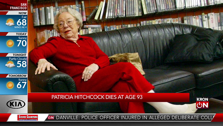 Patricia Hitchcock dead 93